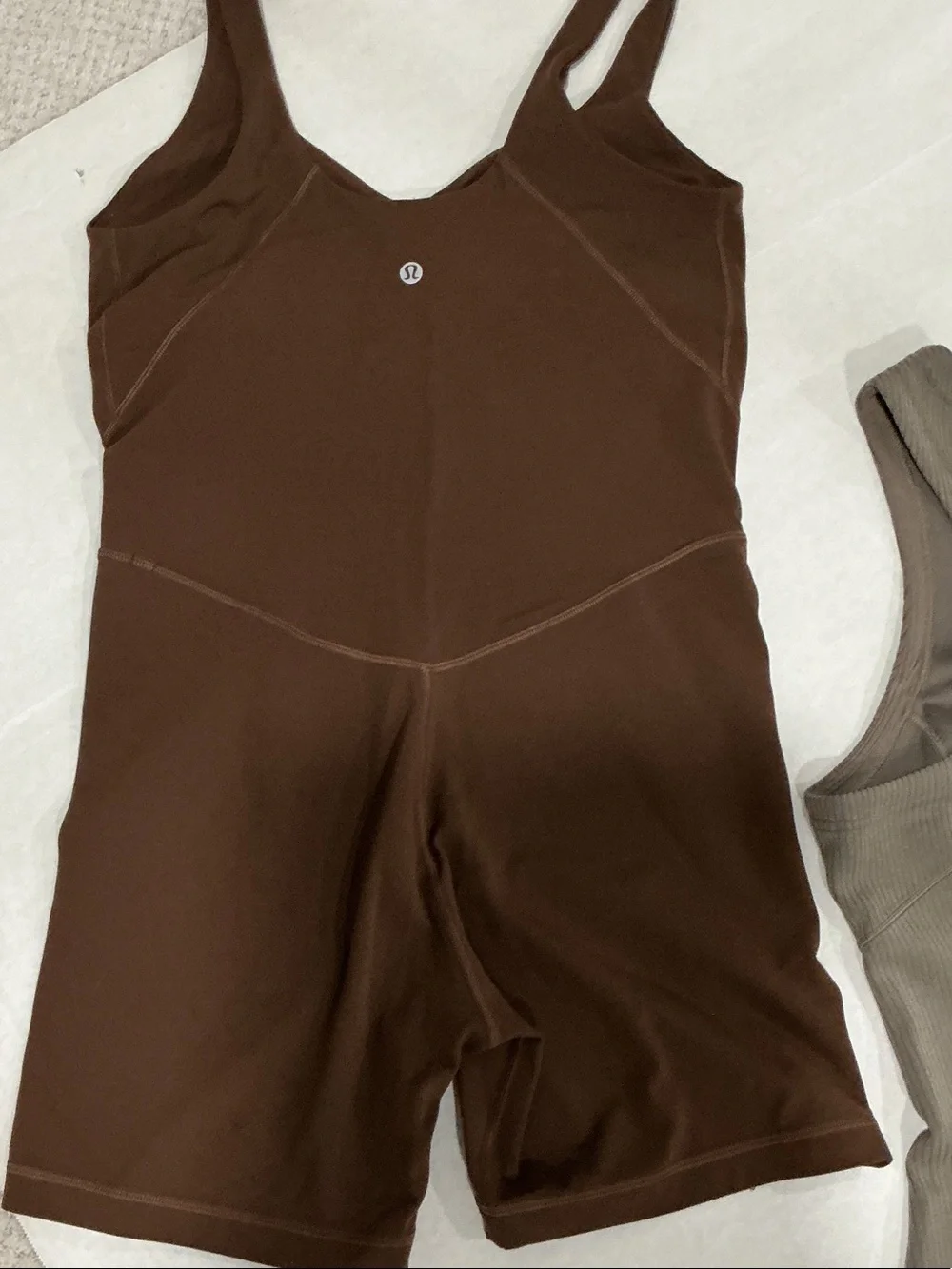 lululemon athletica Brown and Olive Women’s Bodysuit and Tank Dress Set SZ 10 - Picture 7 of 10